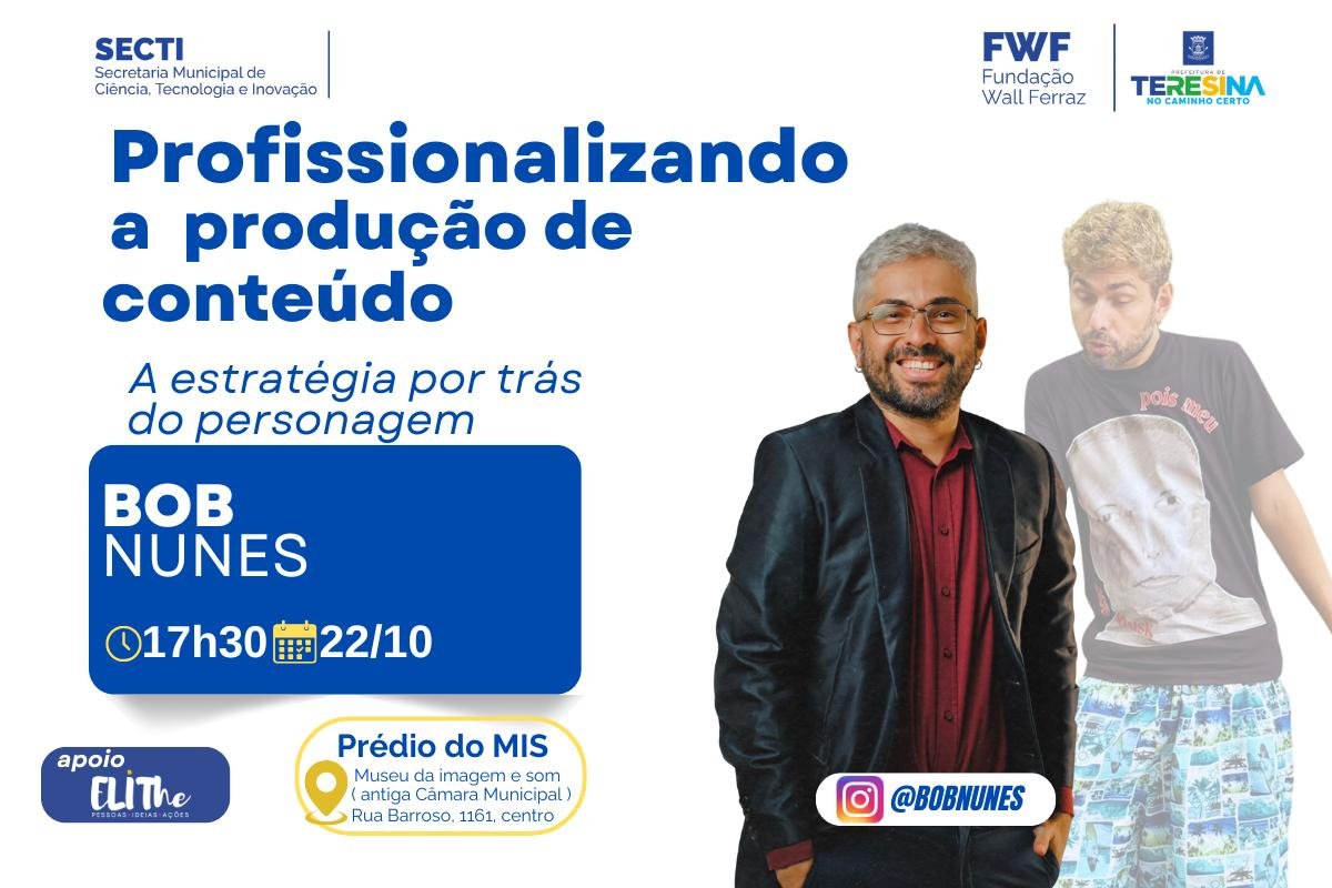 Palestra: Profissionalizando a Produção de Conteúdo - A estratégia por trás do Personagem